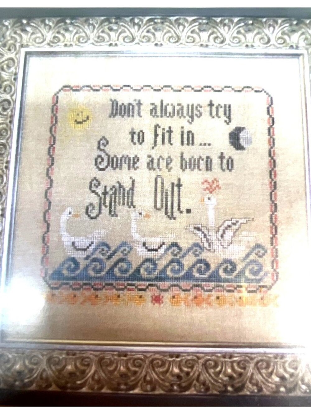 Born To Stand Out Cross-Stitch Pattern By The Sunflower Seed